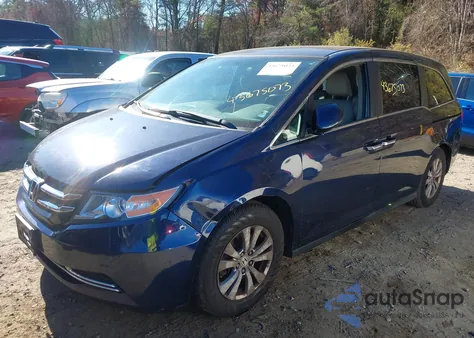 2014 Honda Odyssey Ex from USA, damaged, VIN 5FNRL5H49EB001658